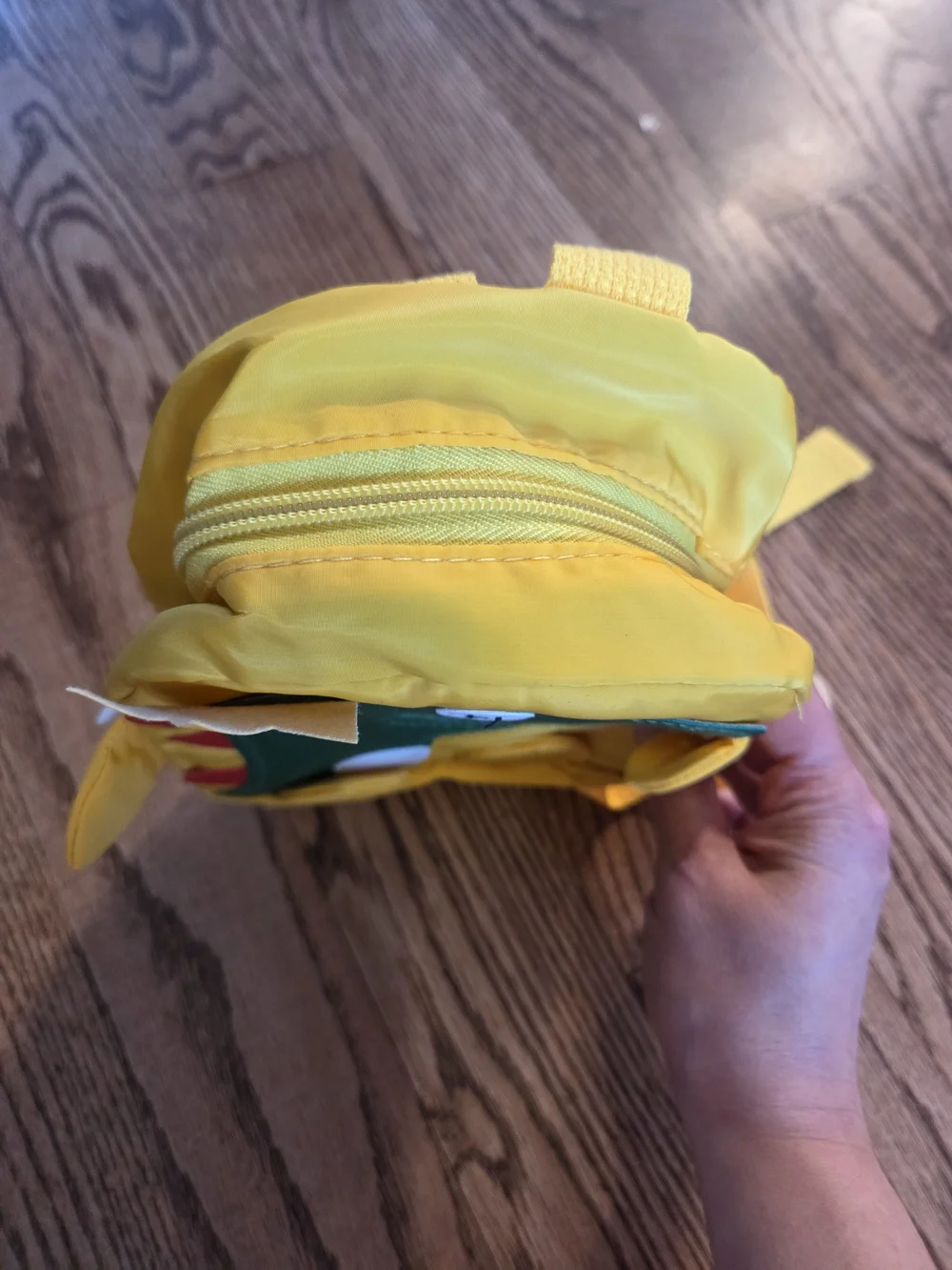 Toddler - Cute Yellow Dinosaur Mini Backpack with Green Dino